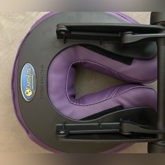 Earthlite Adjustable Massage Table Headrest – Purple | Excellent Condition - Picture 5 of 12